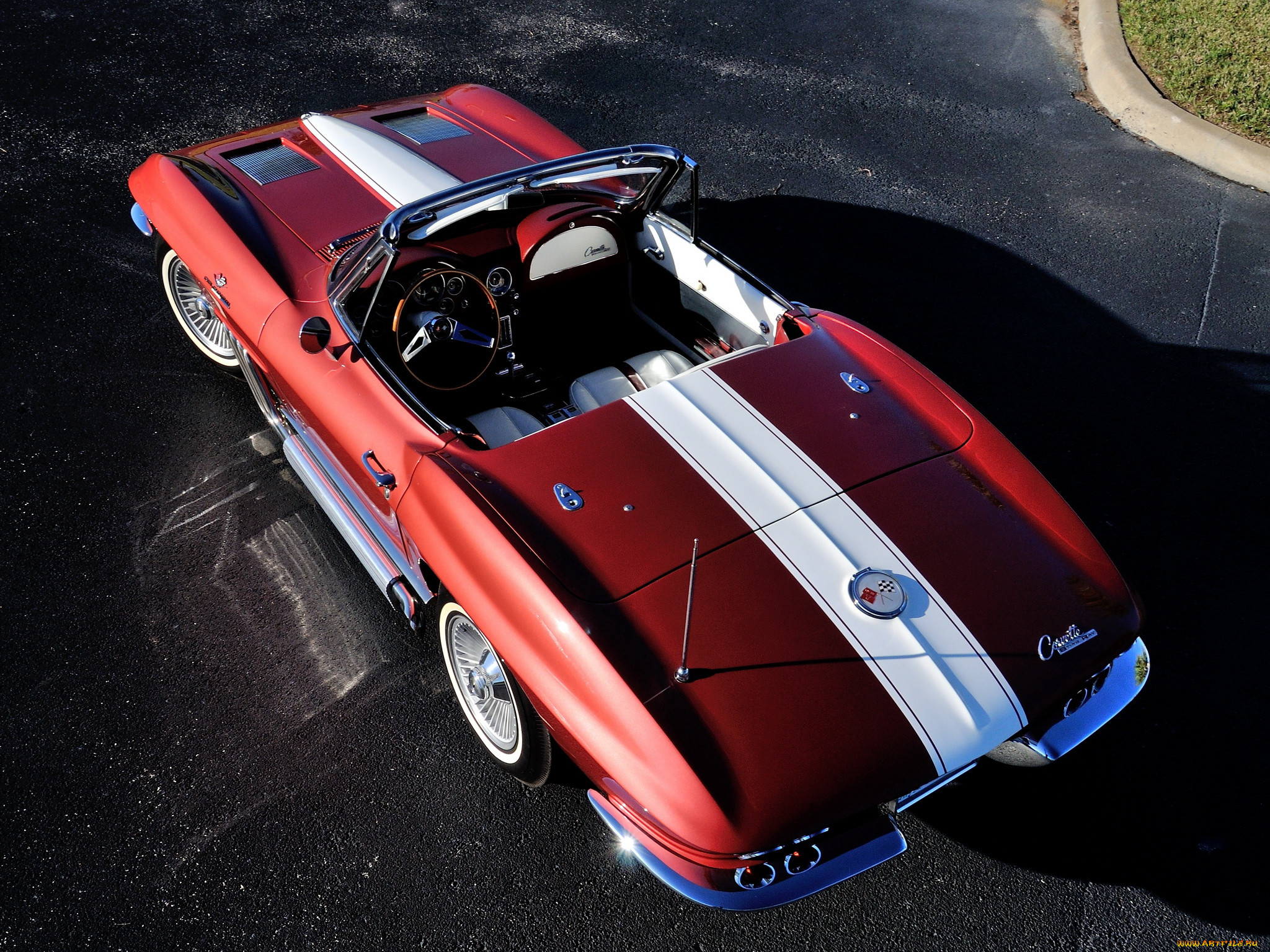 corvette sting ray convertible show car replica, , corvette, replica